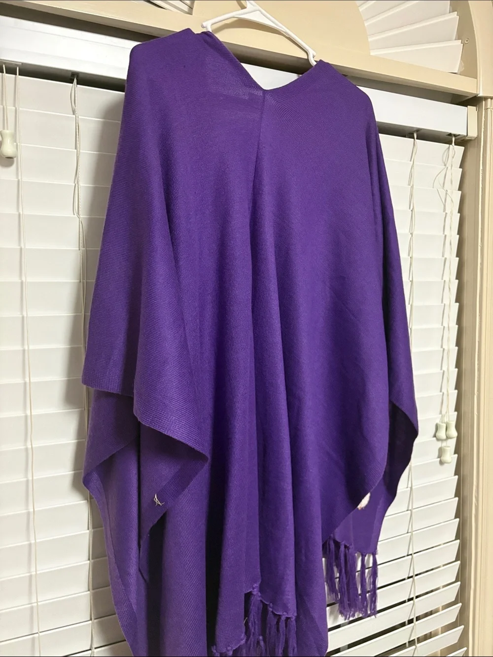 Clemson Purple Fringe Shawl Wrap